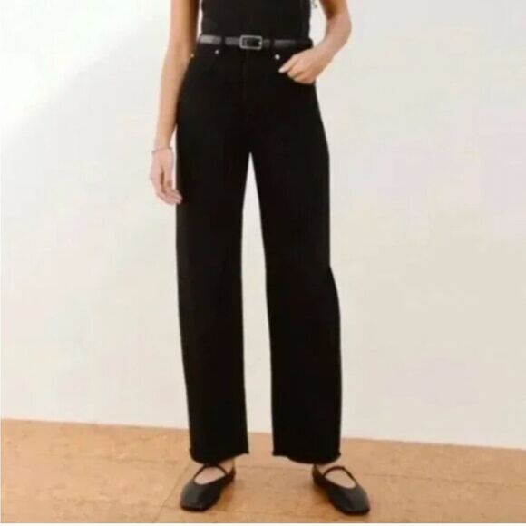 NWT Everlane The Way-High Jean Black 26 Crop - Picture 1 of 7